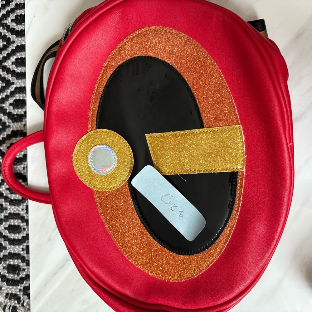 Red and Gold Women's Bag